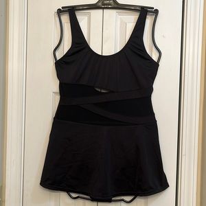 Black 1 pc swim dress!